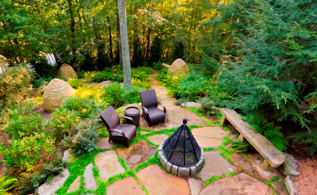 Commercial Landscape Architecture, Full Garden at The Cliffs at Gassy